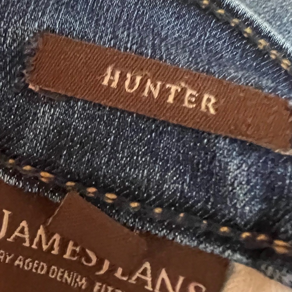 James Jeans Mens Size 29 Hunter Straight Leg Blue Jeans Denim Made in USA - Picture 5 of 14